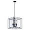 Maxim Lighting Era 4-Light 15.75" Wide Black Pendant Light 21675CDBK - alternate 1